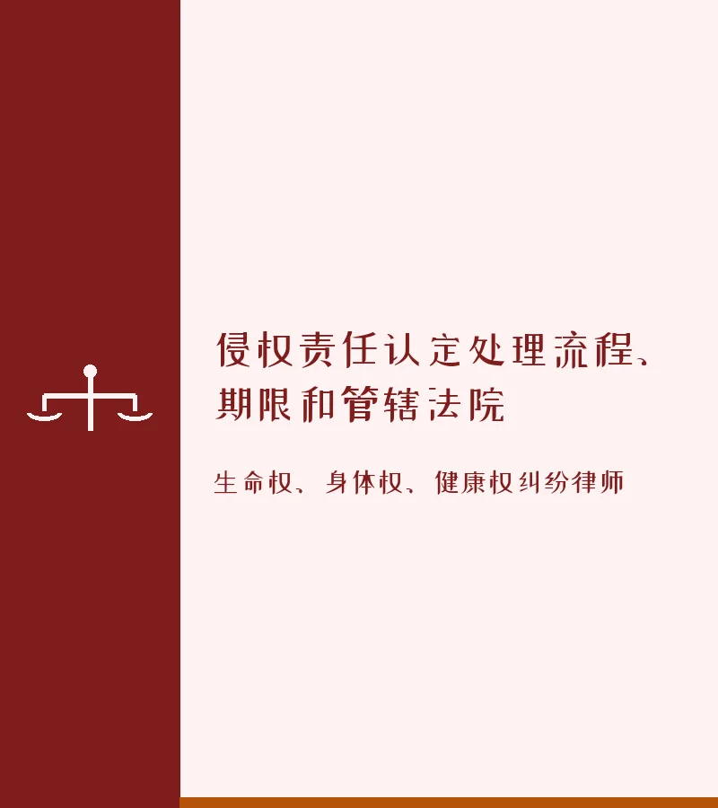 侵权责任认定处理流程、期限和管辖法院